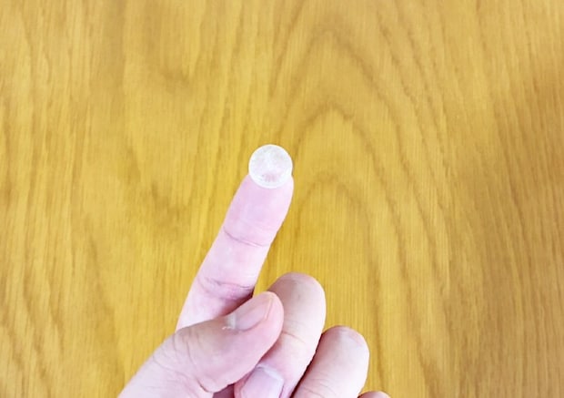 クッションシールの活用写真（撮影：grapeライフハック編集部）