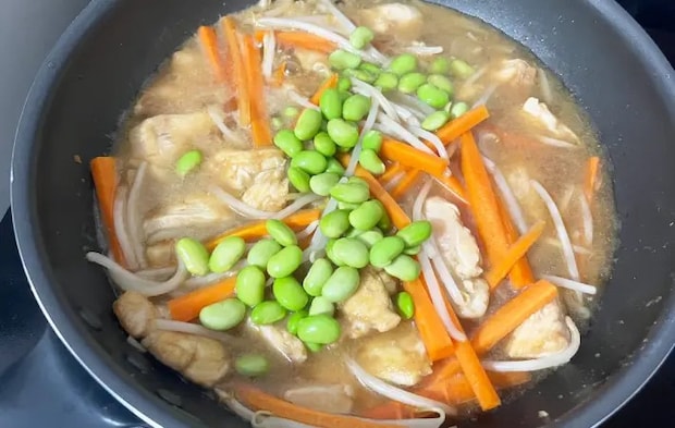 枝豆を加えた画像（撮影：エニママ）