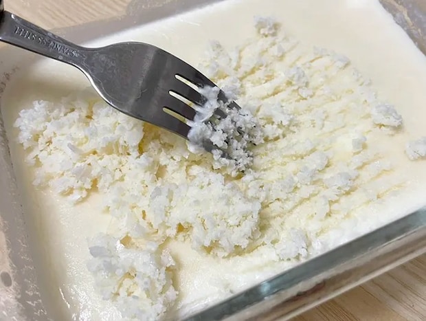 チーズグラニテの写真（撮影：grapeフード編集部）