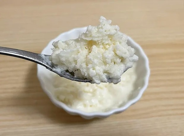 チーズグラニテの写真（撮影：grapeフード編集部）