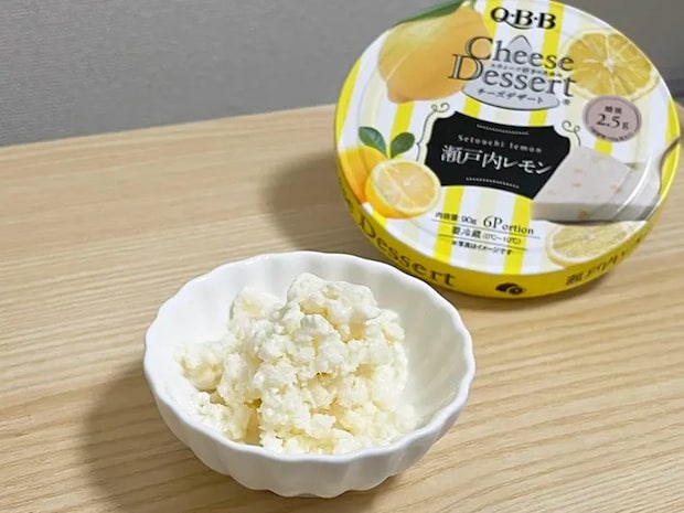 チーズグラニテの写真（撮影：grapeフード編集部）