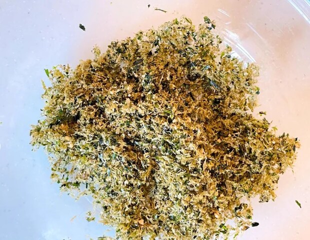 調味料を加えて混ぜた画像（撮影：エニママ）