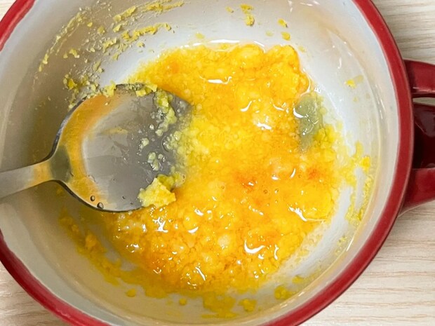 マヨネーズの代わりに『黄身』を使う! 卵2個で作るぜい沢サラダに「濃厚」「食感が面白い」