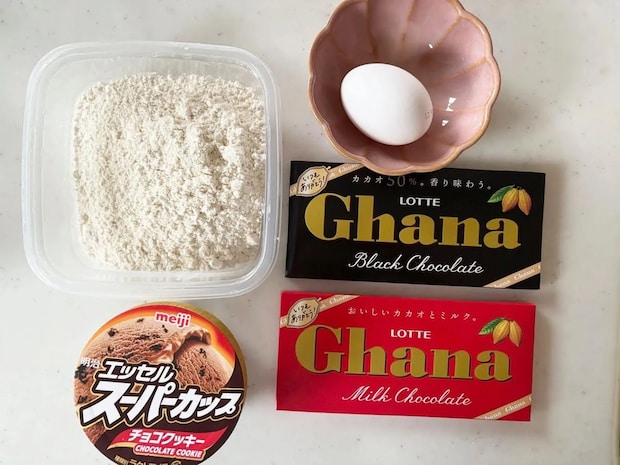 スーパーカップ、そのまま食べない！　ホットケーキミックスと混ぜて焼けば「しっとりケーキになった」