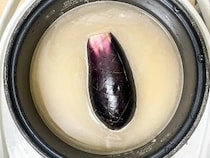 炊飯器にナスを丸ごとドボン　炊きあがりに「病みつきになる」「おにぎりにもいい」