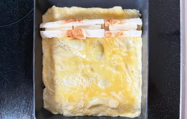 チーズちくわを並べた画像（撮影：エニママ）