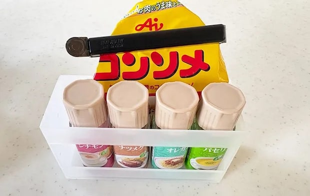 調味料を収納した画像（撮影:エニママ）