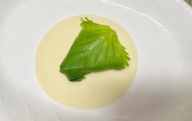 餃子の皮にしそを巻いたチーズを乗せた画像（撮影：エニママ）