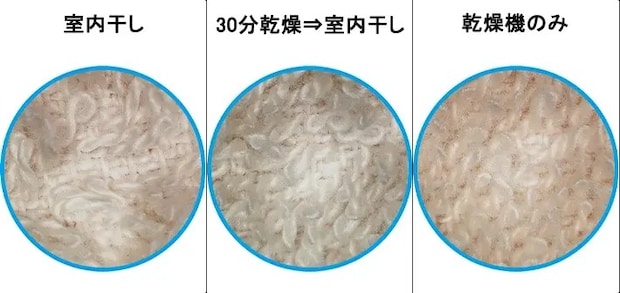 パイル記事の比較写真（撮影：エフシージー総合研究所）