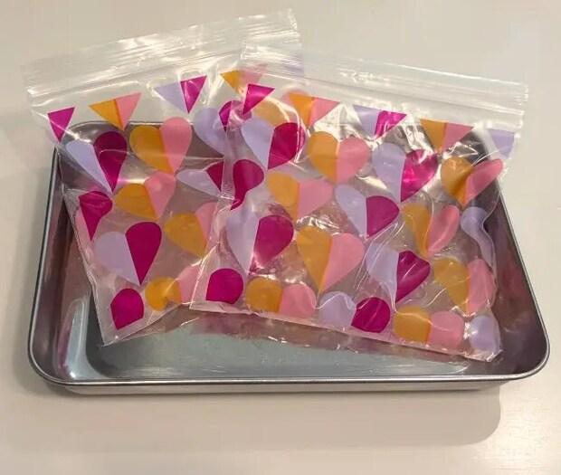 袋詰めした様子（撮影：grapeライフハック編集部）
