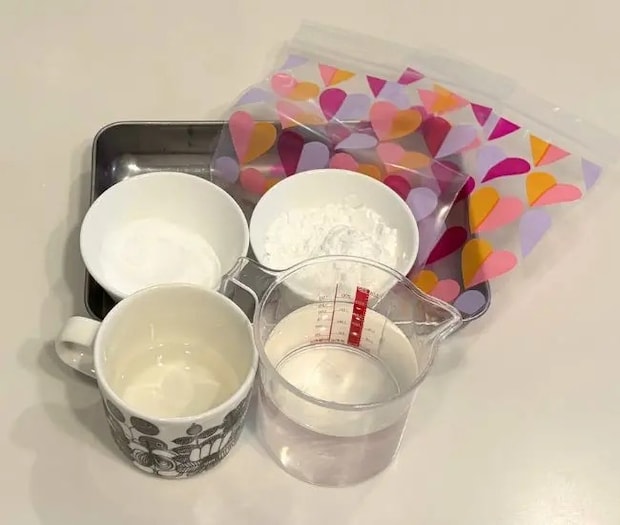 材料を揃えた様子（撮影：grapeライフハック編集部）