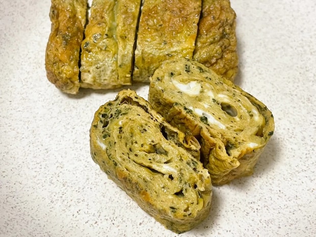 玉子焼きに混ぜたのは… 『飲み物』を飲まないアレンジに「香ばしい」「大人の味」