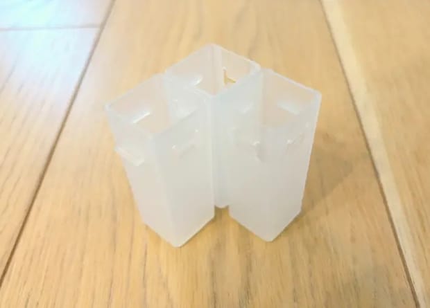 変形した画像（撮影：エニママ）