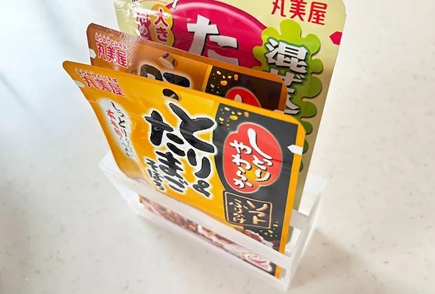 ふりかけ類を収納した画像（撮影：エニママ）
