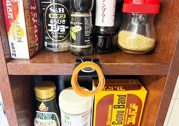 ダブルクリップの活用写真（撮影：grapeライフハック編集部）