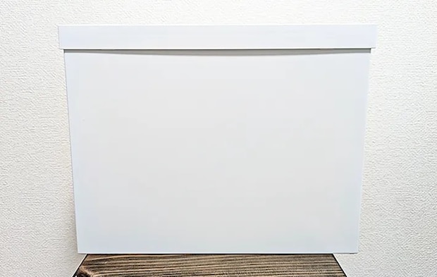 『再生ポリプロピレン入りファイルボックス』の写真（撮影：ワード）