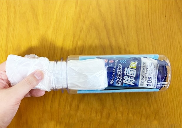 防災ボトルの作り方（撮影：grapeライフハック編集部）