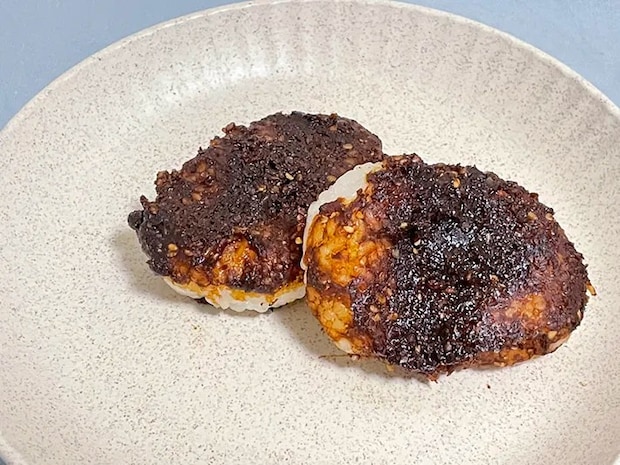 炊きあがった『五平餅風』のご飯（撮影：grapeフード編集部）