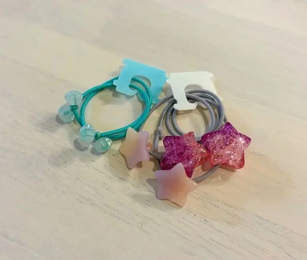 ゴムをまとめた様子（撮影：grapeライフハック編集部）