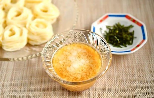 長芋とろろで割っためんつゆの写真（撮影：小泉明代）