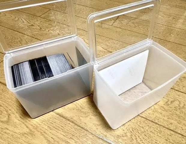 『中が見えるボックス 深型』の使用写真（撮影：ワード）