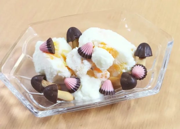 完成したアイスの画像（撮影：エニママ）