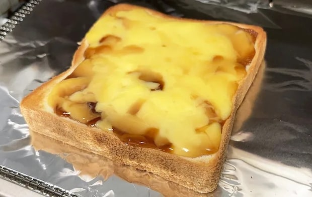 フレンチトーストの焼き上がりの画像（撮影：キジカク）