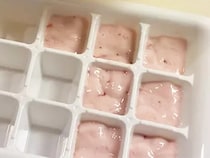 プルプルの『フルーチェ』を製氷皿に流して！　凍らせた簡単おやつに「また作って！」【レシピ】