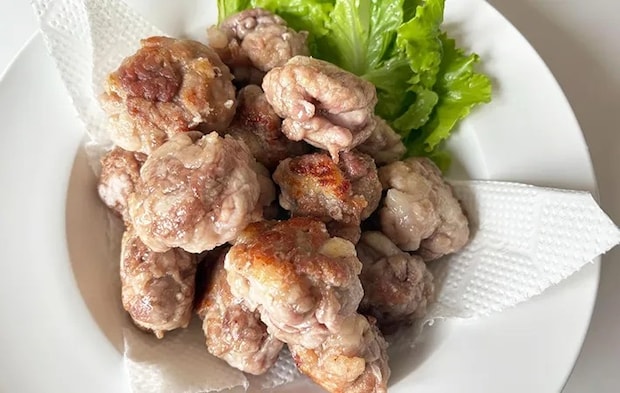 豚こま肉で作る『から揚げ』の完成画像（撮影：エニママ）