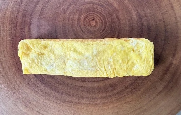 玉子焼きができた画像（撮影：エニママ）