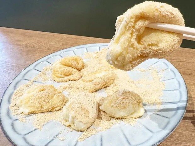 豆腐で作った餅（撮影：grapeフード編集部）