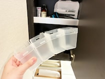 ダイソーの『靴下カップ』を洗面台で使ったら…　本来の用途を超えた活用法に感動！