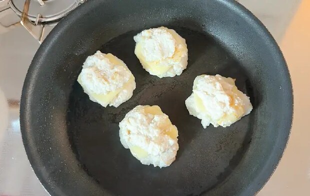 残りの生地をのせた画像（撮影：エニママ）
