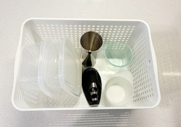 保存容器の整理術（撮影：grapeライフハック編集部）