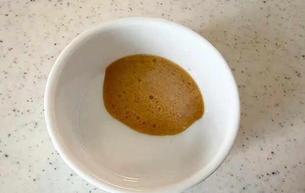 泡醤油（円のココット）の画像（撮影：エニママ）