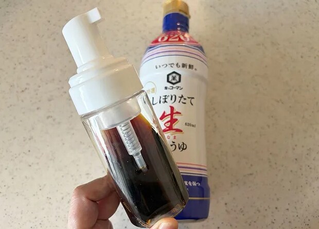 醤油をボトルに入れた画像（撮影：エニママ）