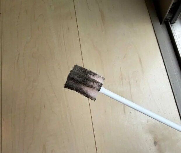 掃除後のスポンジ（撮影：grapeライフハック編集部）