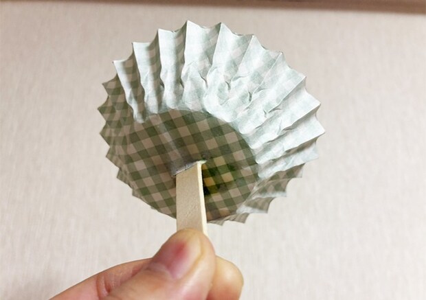 おかずカップとアイスの写真（撮影：grapeライフハック編集部）