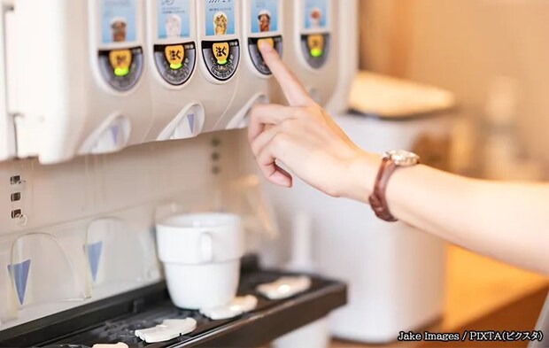 ドリンクバーの写真
