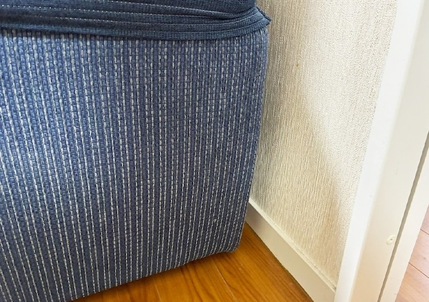 つっぱり棒の活用写真（撮影：grapeライフハック編集部）