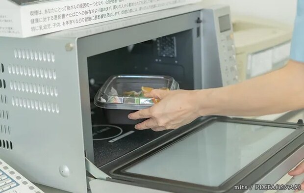 電子レンジの写真
