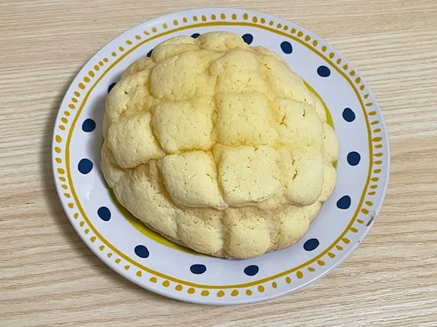 メロンパンの写真（撮影：grapeフード編集部）