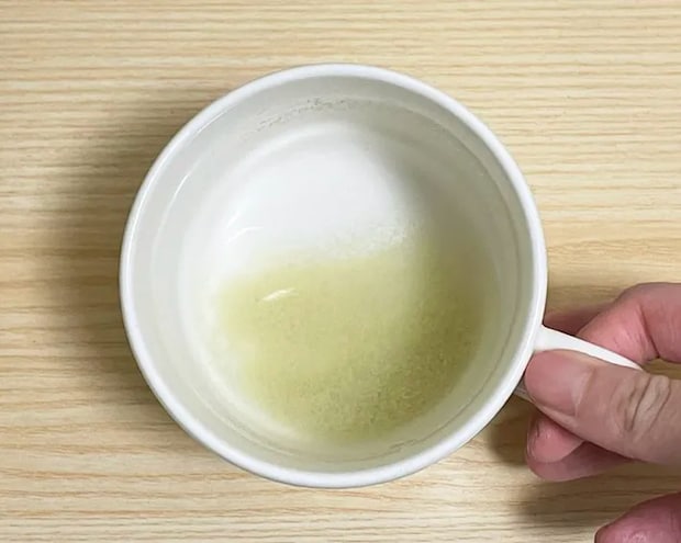 ワサビを水で溶いた写真（撮影：grapeフード編集部）