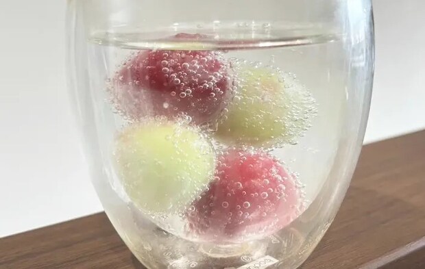 『アイスの実の炭酸水』の写真（撮影：キジカク）