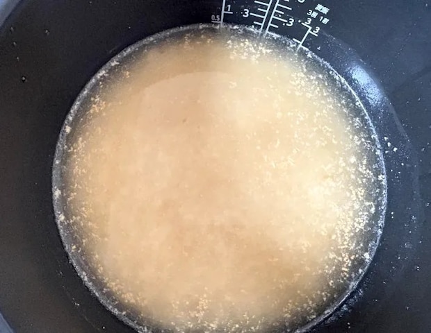 調味料を加えて混ぜた画像（撮影：エニママ）