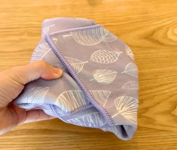 きれいに包んだ様子（撮影：grapeライフハック編集部）