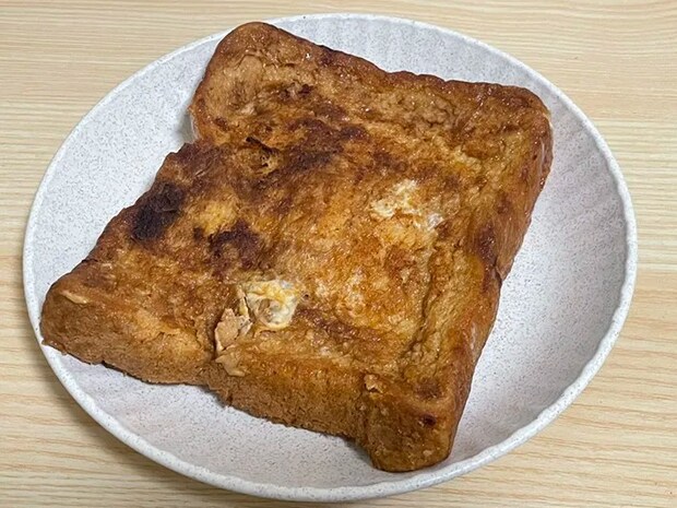 フレンチトーストの写真（撮影：grapeフード編集部）