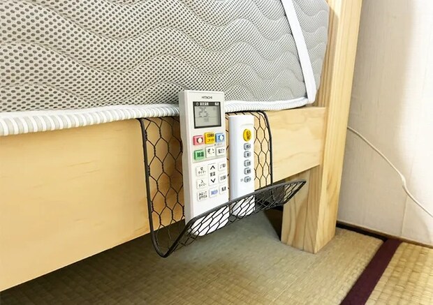 インテリアワイヤーメッシュラティスの活用写真（撮影：grapeライフハック編集部）