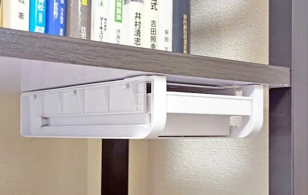 『ダイソー 取り付け式引き出しケース』の使用写真（撮影：ワード）