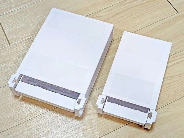「家中のテーブル裏に貼りたくなる」　SNSでバズった！ダイソー『220円の引き出しケース』を試してみた